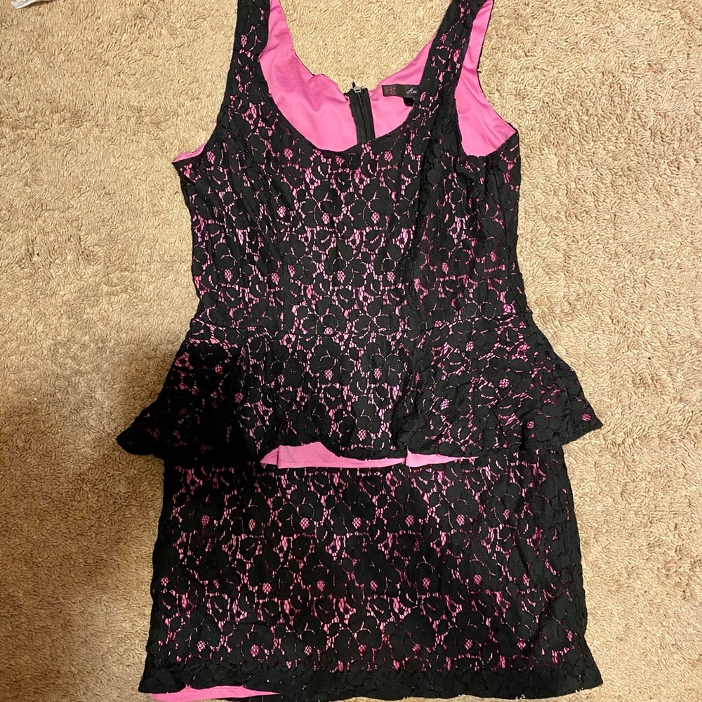 Pink & Black CUTE Cocktail Dress for Women